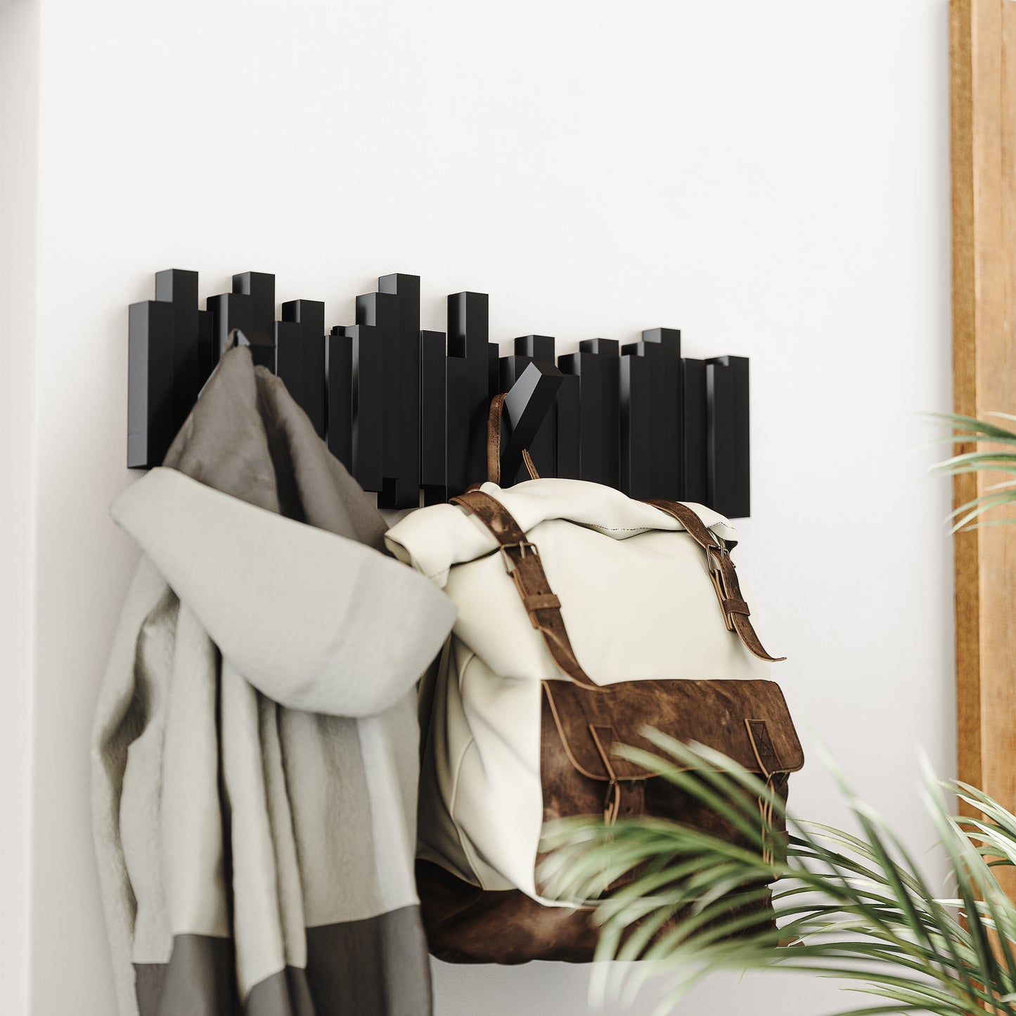 Sticks knaggrekke Hvit/sort