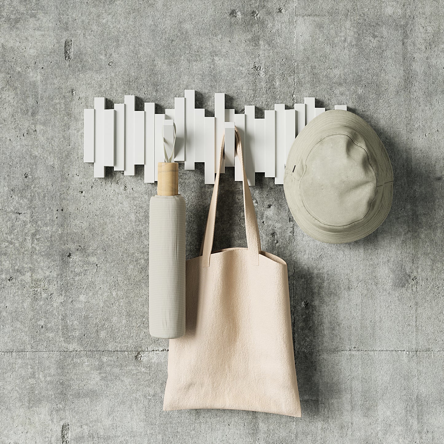 Sticks knaggrekke Hvit/sort