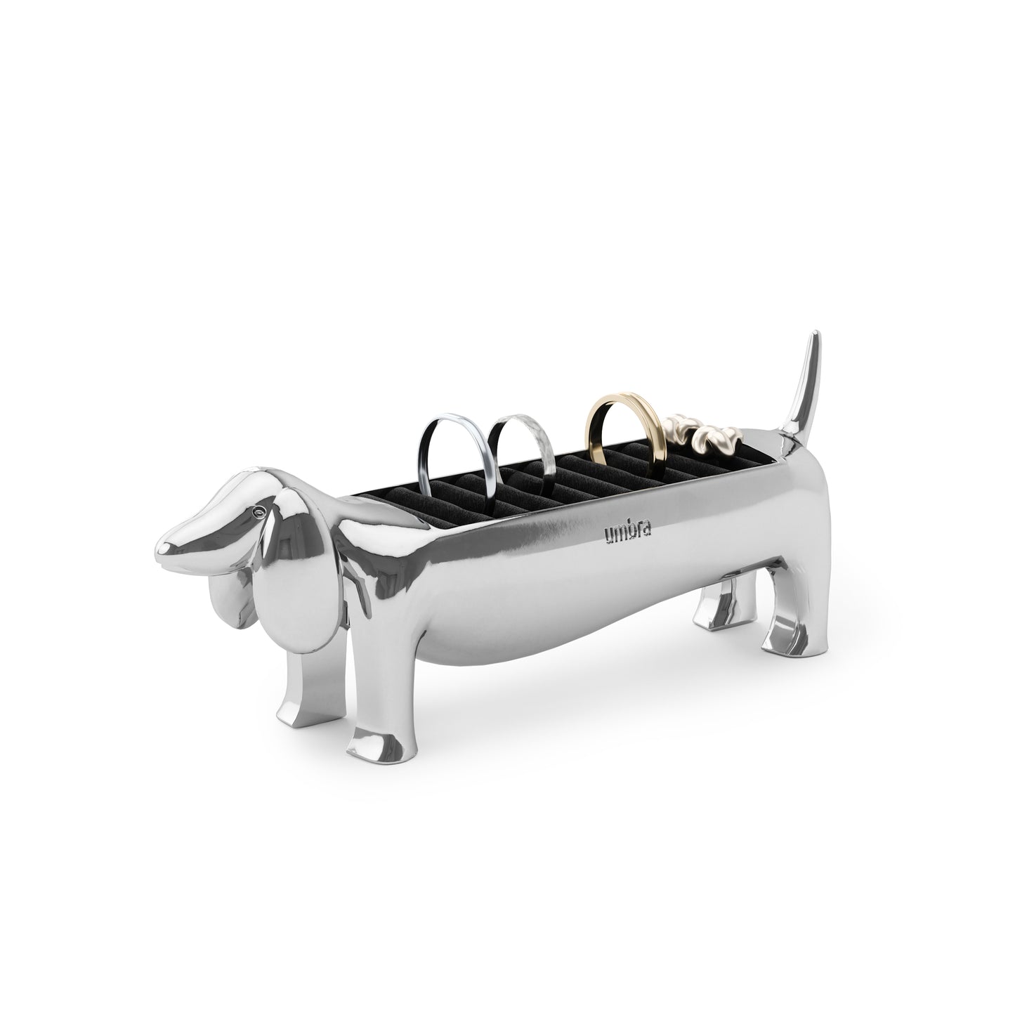 Ringholder Dachsie chrome
