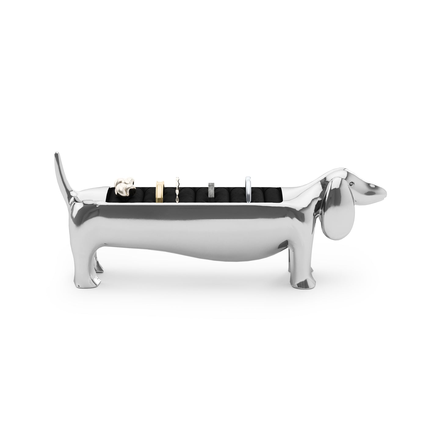 Ringholder Dachsie chrome