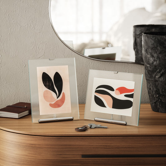 Flute Ramme, 19*23  Krom/sort