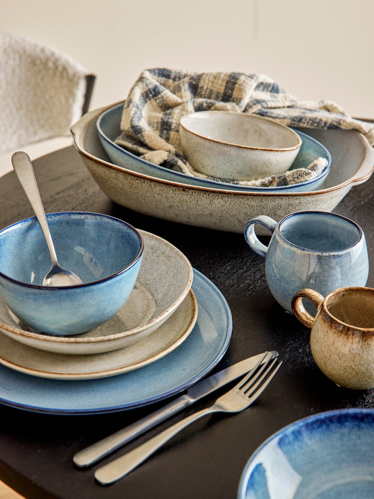 Sandrine frokost Tallerken, Beige