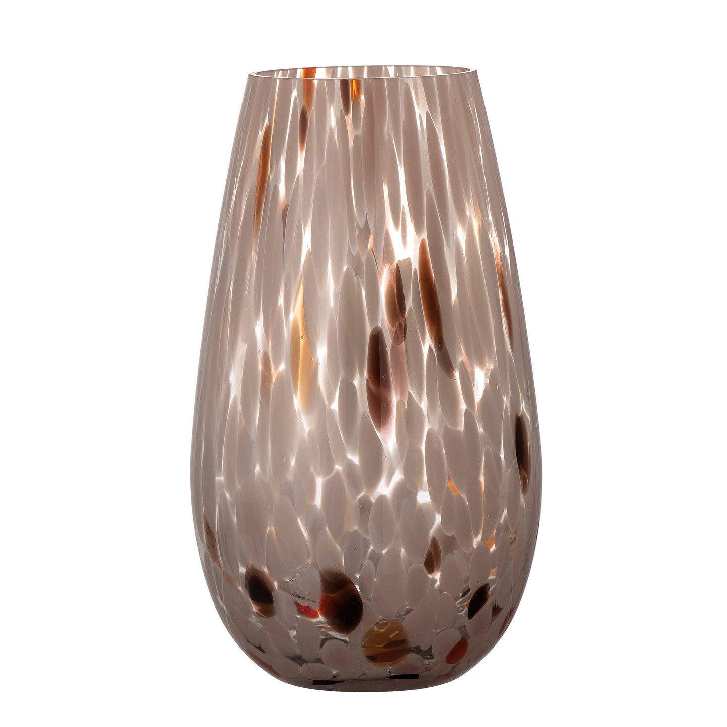 Glassvase Artem, munnblåst brunnyanser
