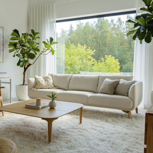 Moa 3,5 seter sofa, flere tekstilvalg.