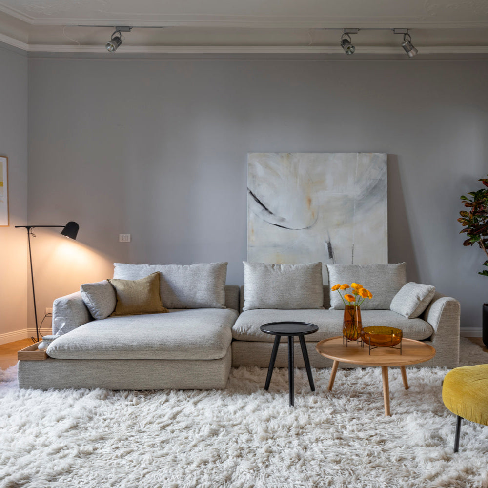 Bilde fra presentasjon av sofaen på møbelmessen i milano