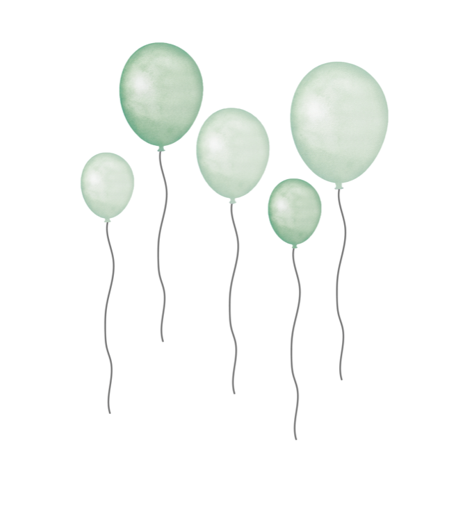 That's Mine Wallsticker Balloons