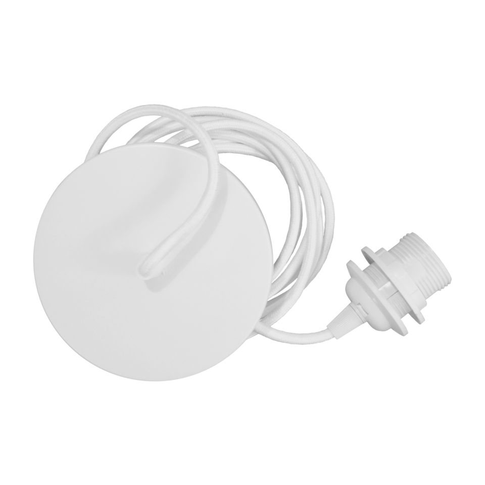 Rosette Taklampe oppheng 4 utførsler