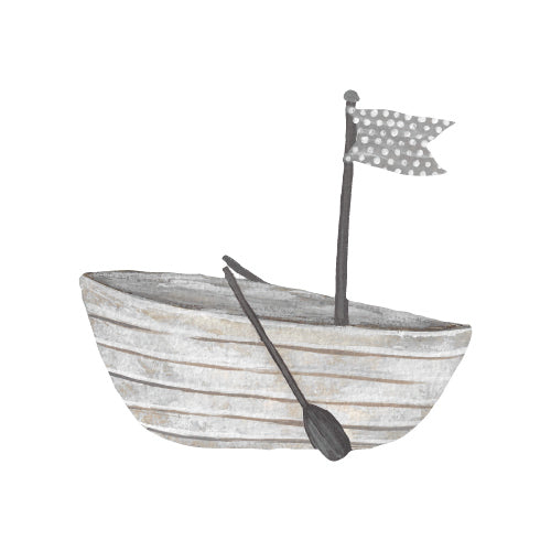 That's Mine Wallsticker Wooden Boat