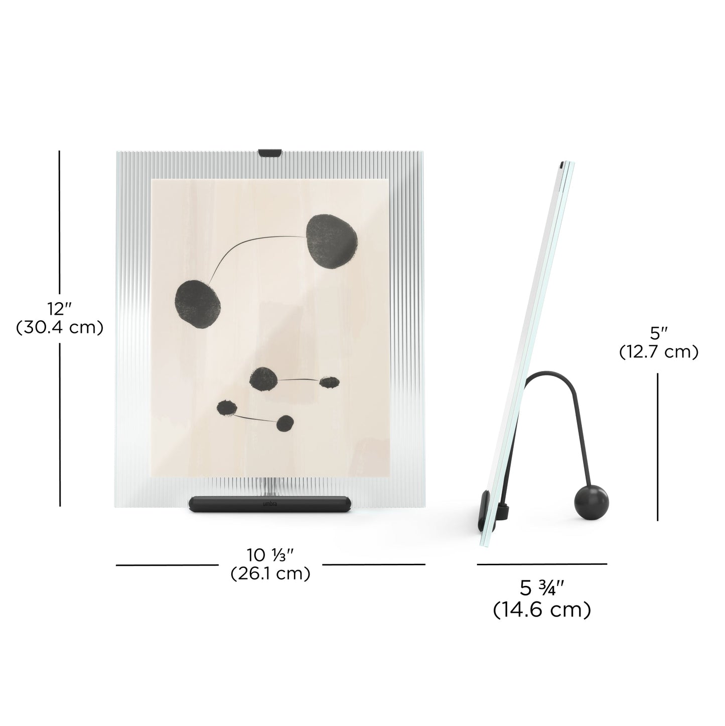 Flute Ramme, 30*26 Krom/sort, en del av kategorien Ramme - At Home Interiør