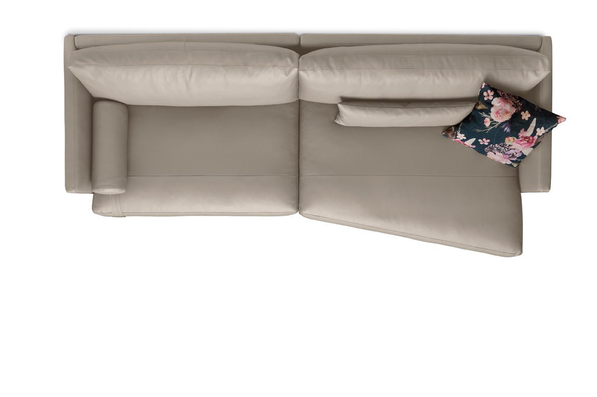 Mies sofa 4 seter med diagonal lounge, en del av kategorien 4 - seter - At Home Interiør