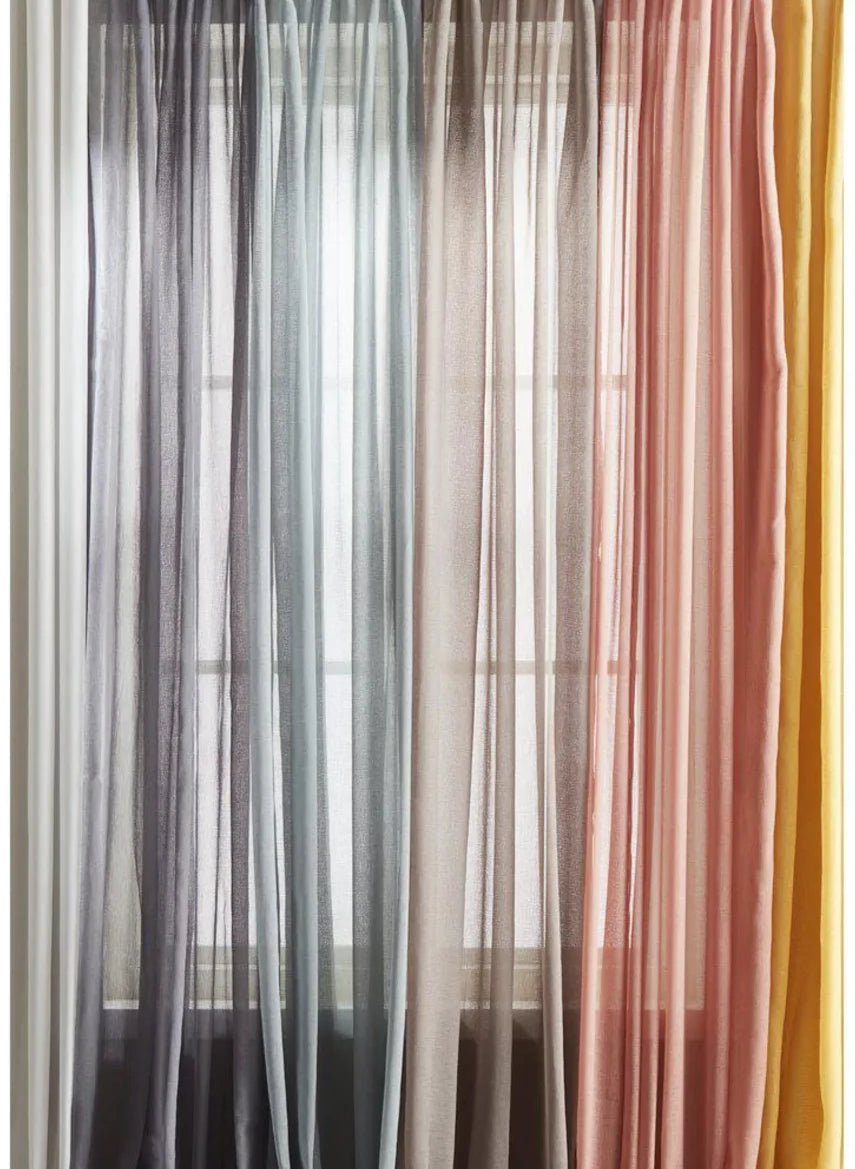 Rimy 2 - pack gardiner Gul, en del av kategorien Gardiner - At Home Interiør