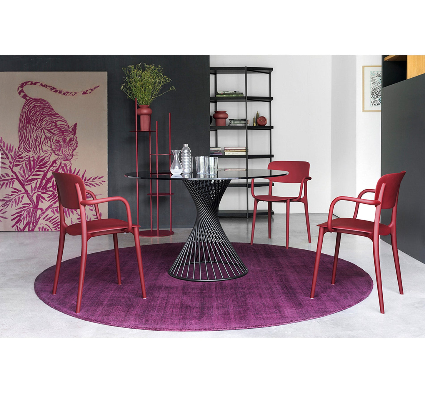 Vortex 120 Glass spisebord, en del av kategorien Spisebord - At Home Interiør