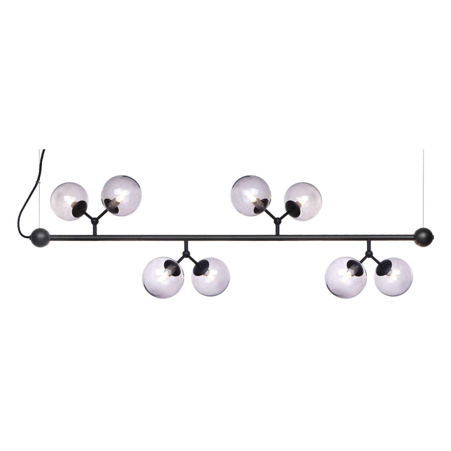 Atom Large taklampe horizontal Smoke