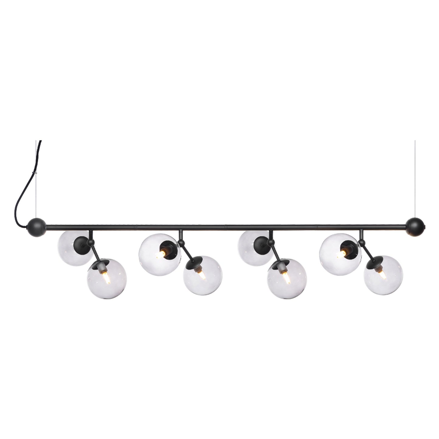 Atom Large taklampe horizontal Smoke