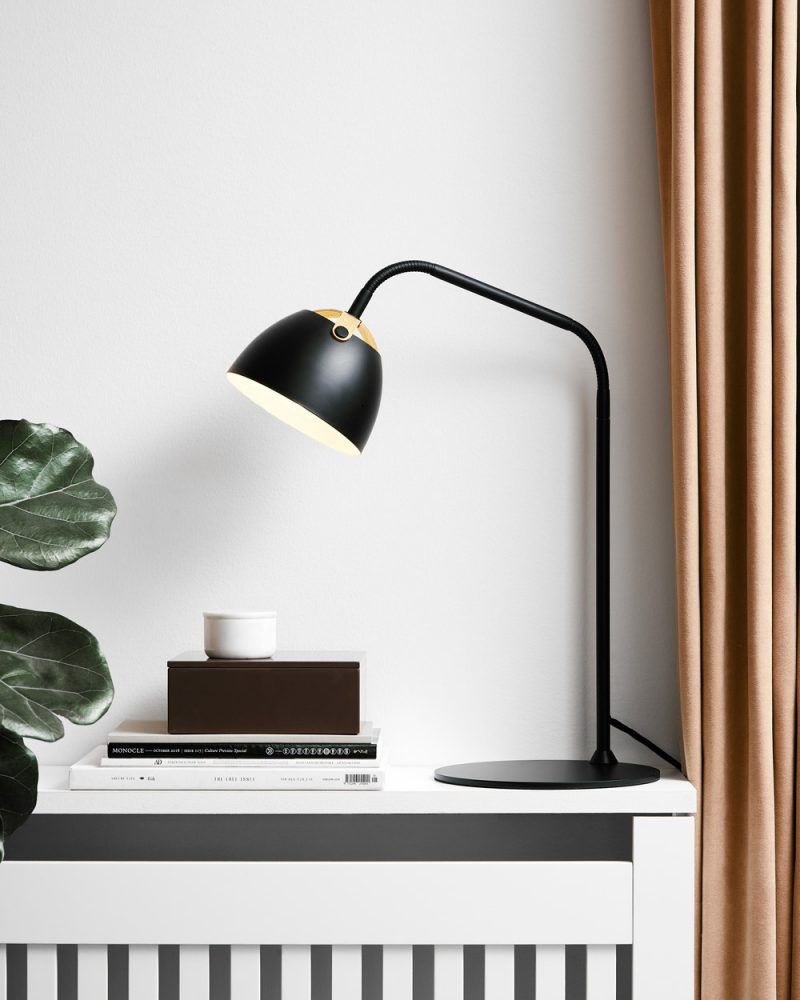 Oslo bordlampe sort