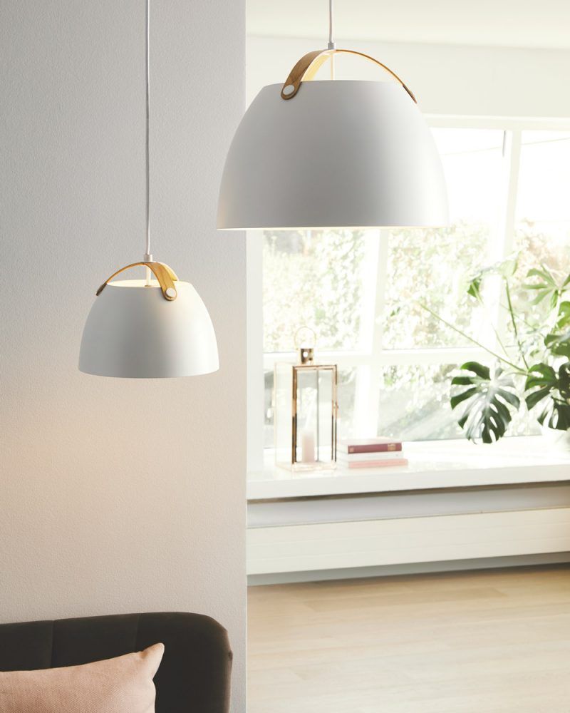 Oslo taklampe hvit Ø24
