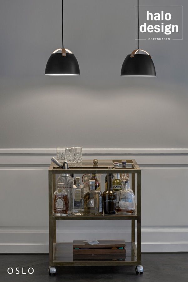 Oslo taklampe svart Ø24