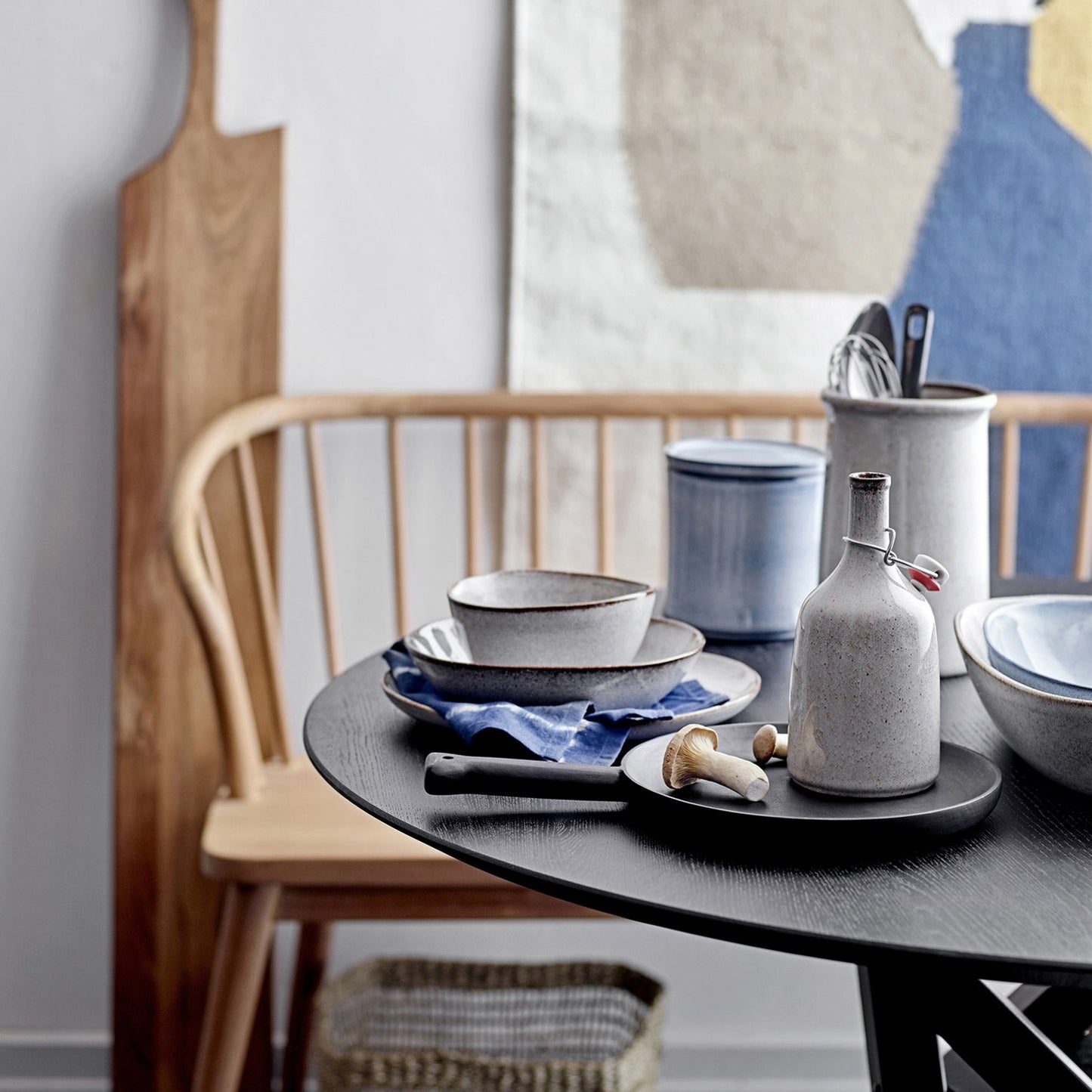 Sandrine Dyp Tallerken, Beige, en del av kategorien Skål - At Home Interiør