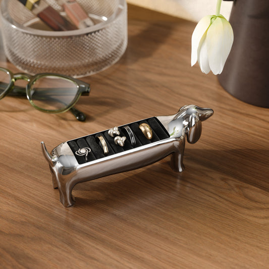 Ringholder Dachsie chrome
