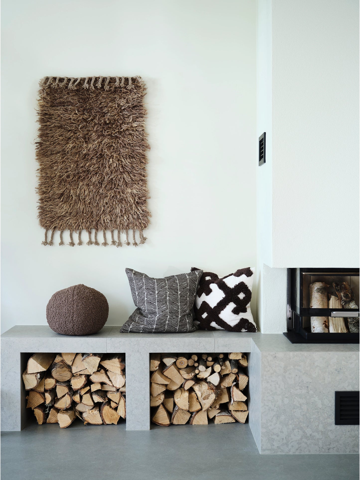 Elsie Ornament Pute Nougat