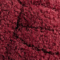 Ball Ornament Pute burgunder fluff