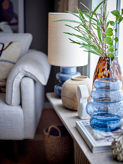 Glassvase Dara, brun
