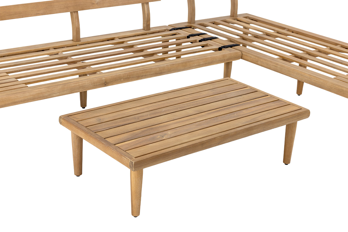 Cesano loungesett – Japandi-inspirert utesett i akasietre