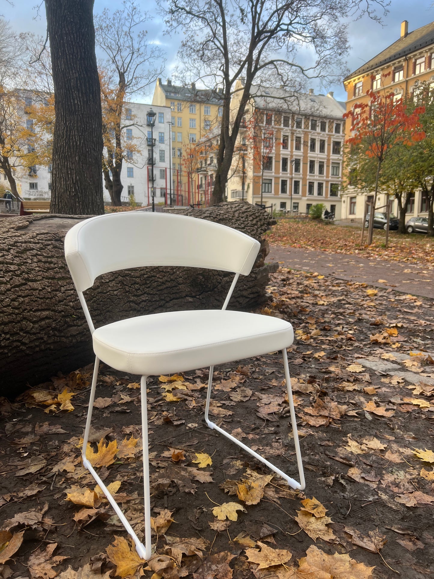 New York spisestol fra Calligaris – Snowwhite edition