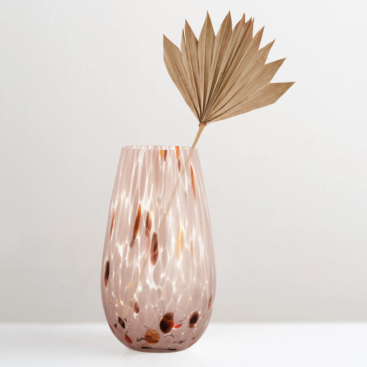 Glassvase Artem, munnblåst brunnyanser