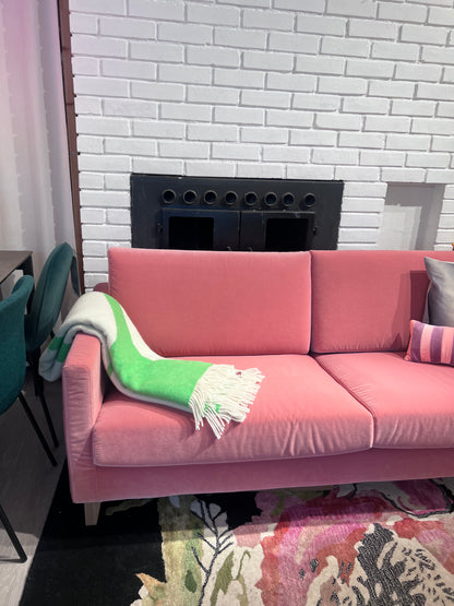 Impulse 2,5-seter sofa Rosa velur, demomodell
