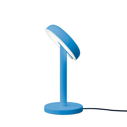 Cabriolette bordlampe i lyseblå fra Martinelli Luce