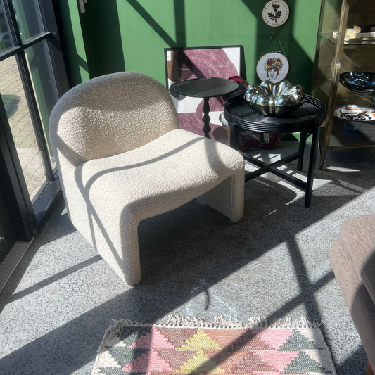 Loungestol i boucle natur FSC