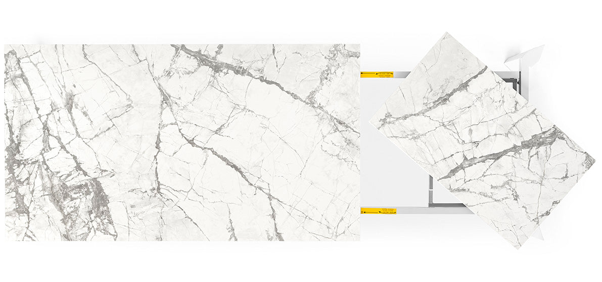 Delta spisebord 3 størrelser med utrekk