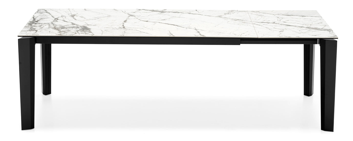 Delta spisebord 3 størrelser med utrekk