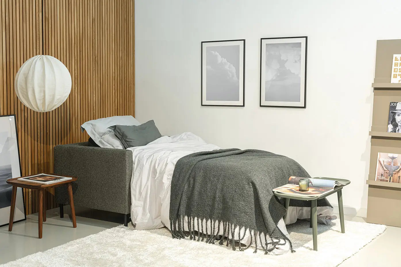 sovesofa med skikkelig madrass