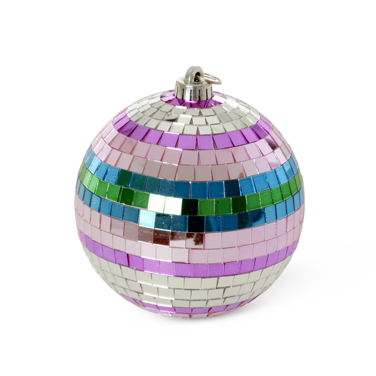 Discokule grønn/ sølv medium