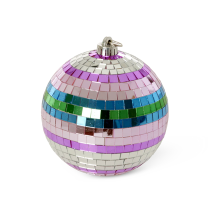 Discokule grønn/ sølv medium