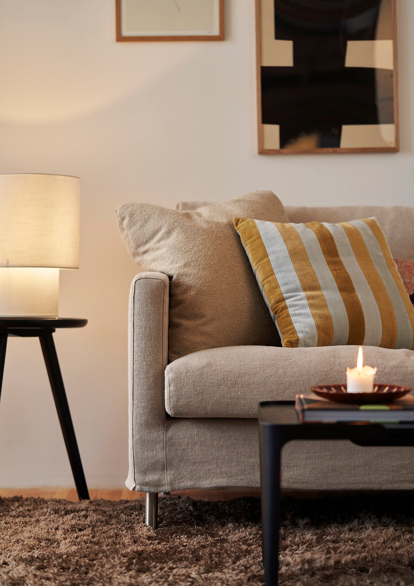 Impulse sofa med divan, Tekstilvalg