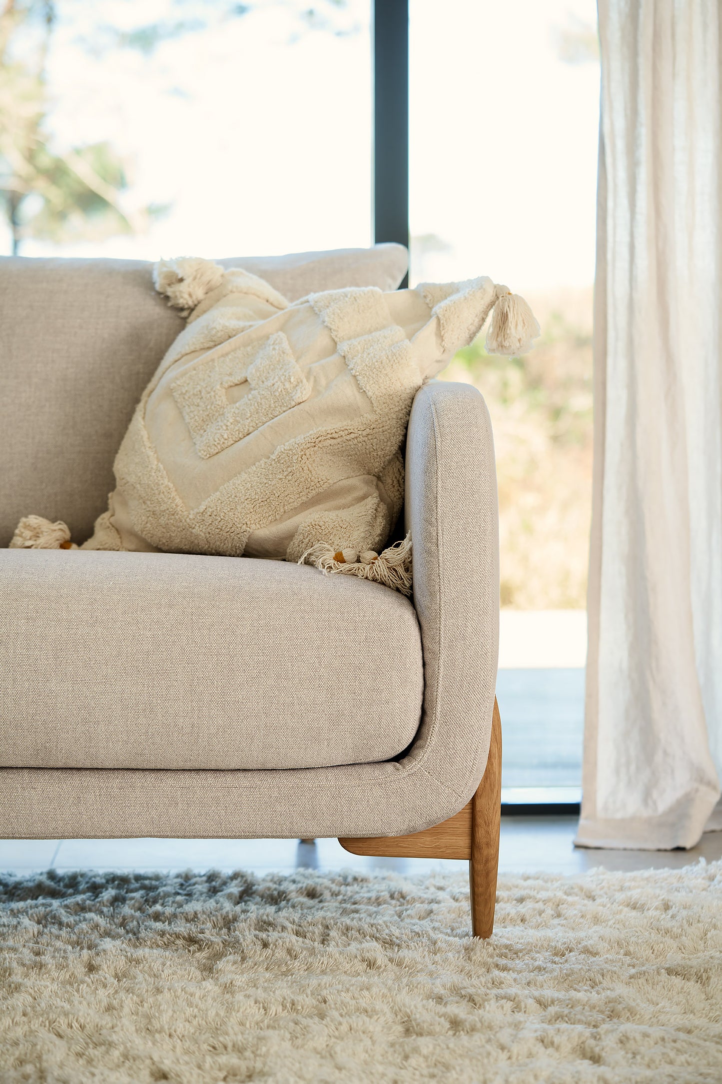 Jenny 3 seter sofa, flere tekstilvalg.