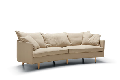Julia 3-seter XL sofa round