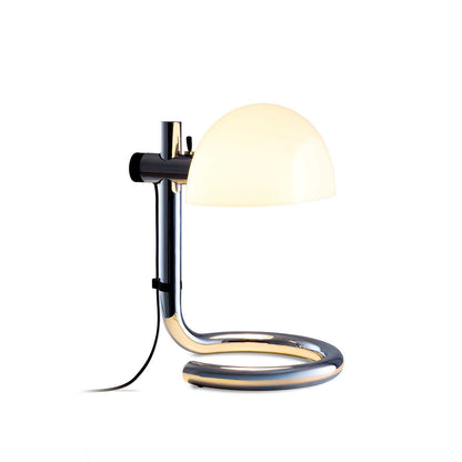 Lauro M bordlampe fra Marset i krom og hvit