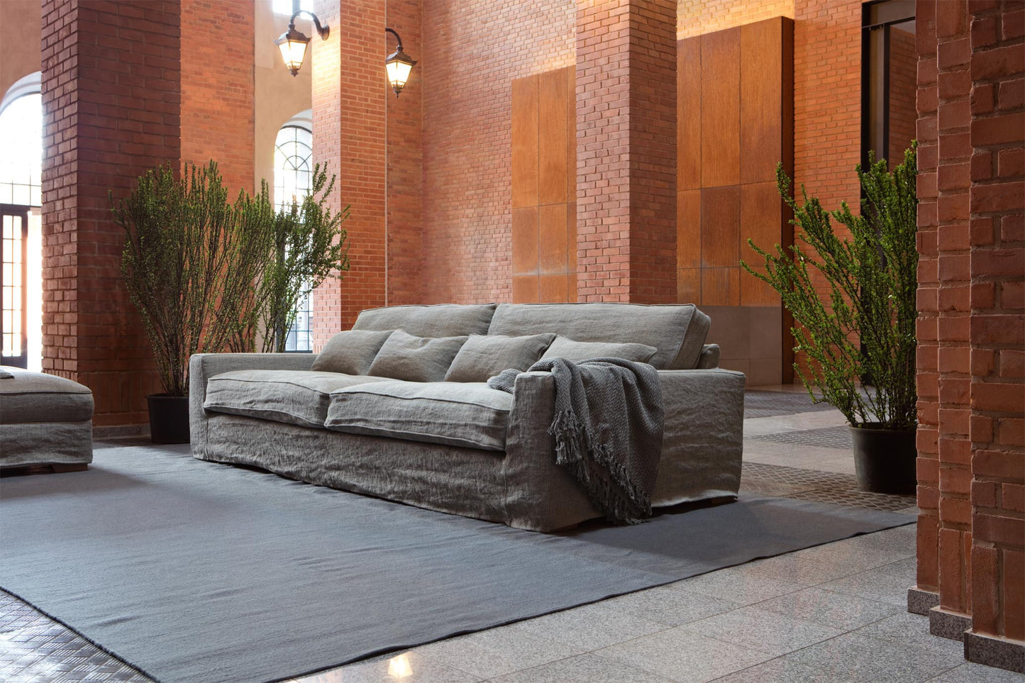 New York 4-seter XL sofa, tekstilvalg
