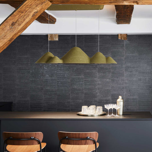 Panorama L Grønn/Svart Pendel