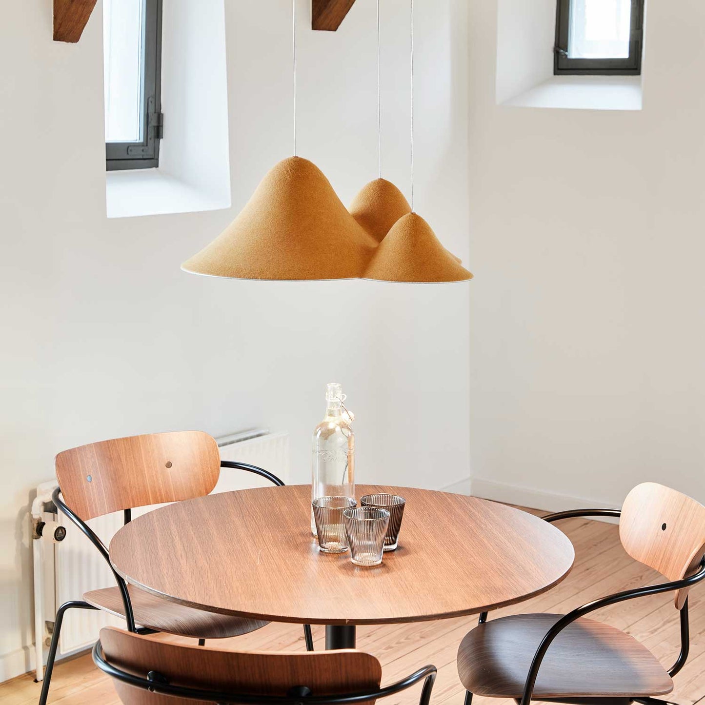 Panorama S Jordgul/Grå Pendel