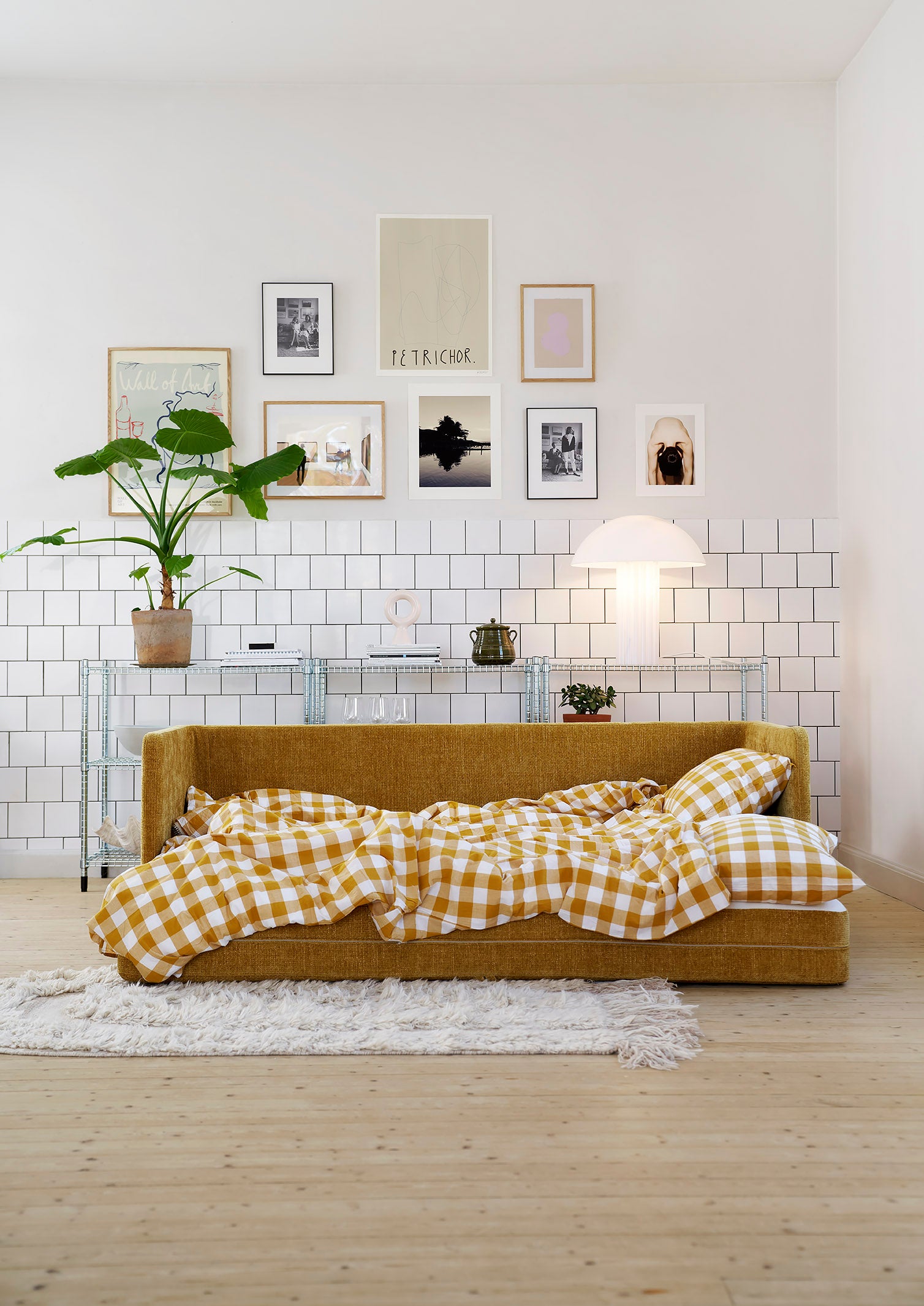 Stina sovesofa kan produseres i massevis av tekstiler