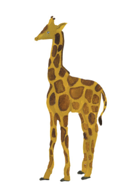 That's Mine Wallsticker Giraffe Baby