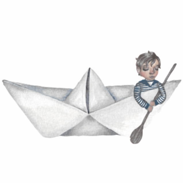 That's Mine Wallsticker Paperboat Fairytale