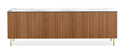 Vertical sjenk Canaletto/ sort spilefronter 181/241 cm