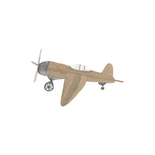 That's Mine Wallsticker Retro Airplane