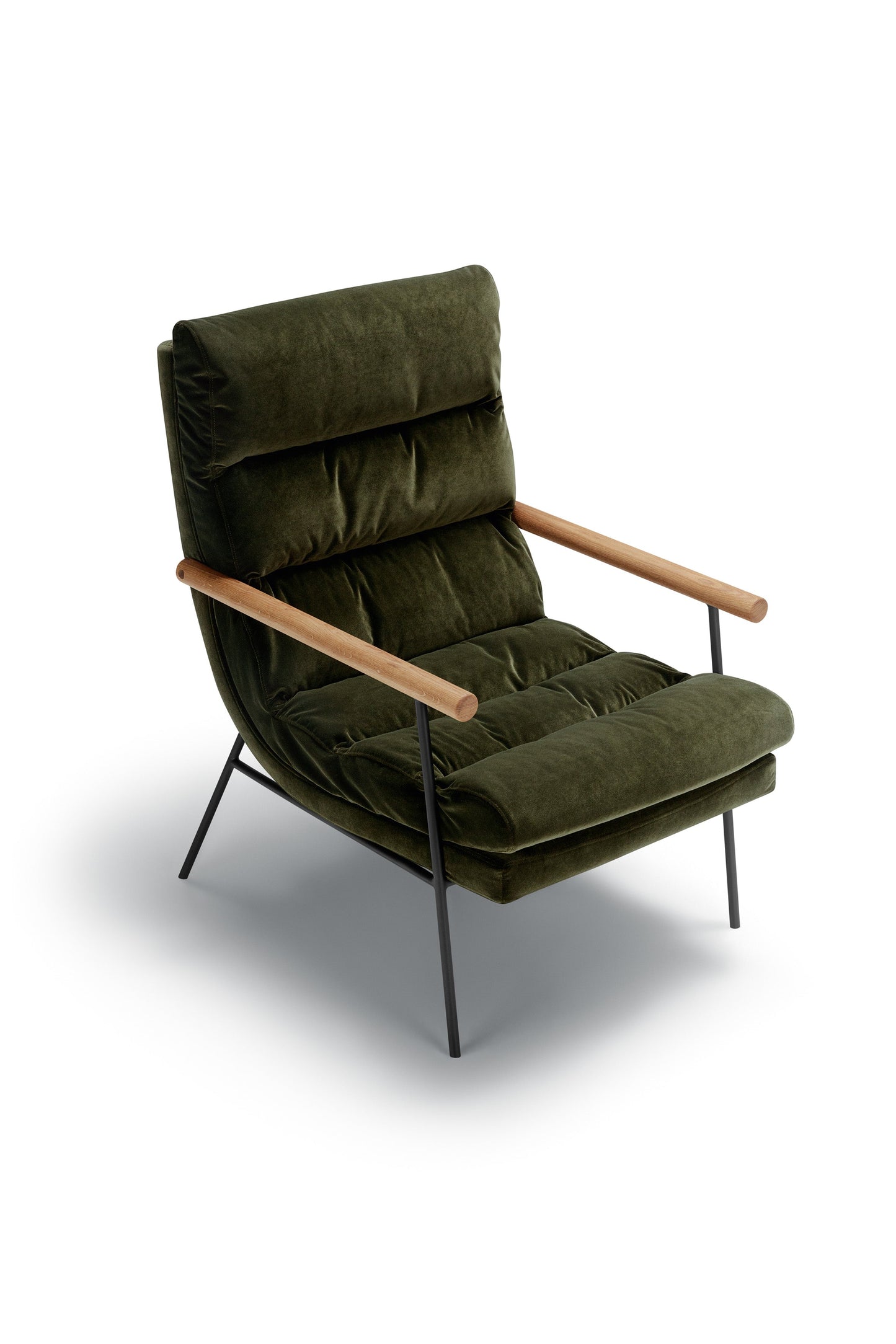 Bill Lenestol Høy rygg Tekstil, en del av kategorien Lenestol - At Home Interiør